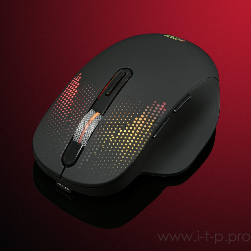 Мышь Oklick 636LWC черный оптическая (2400dpi) беспроводная USB (6but)