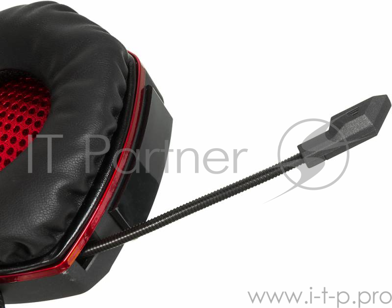 Наушники A4 G501, черно-красные {Наушники с микрофоном, 2.2м}