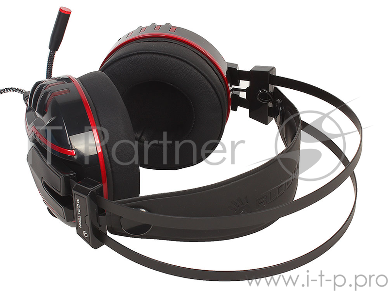 Наушники с микрофоном A4 Bloody M615 черный 2.2м мониторы оголовье (M615 B/R)