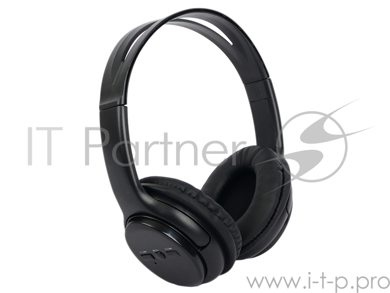 Гарнитура HARPER HB-201, накладные, черный, беспроводные bluetooth