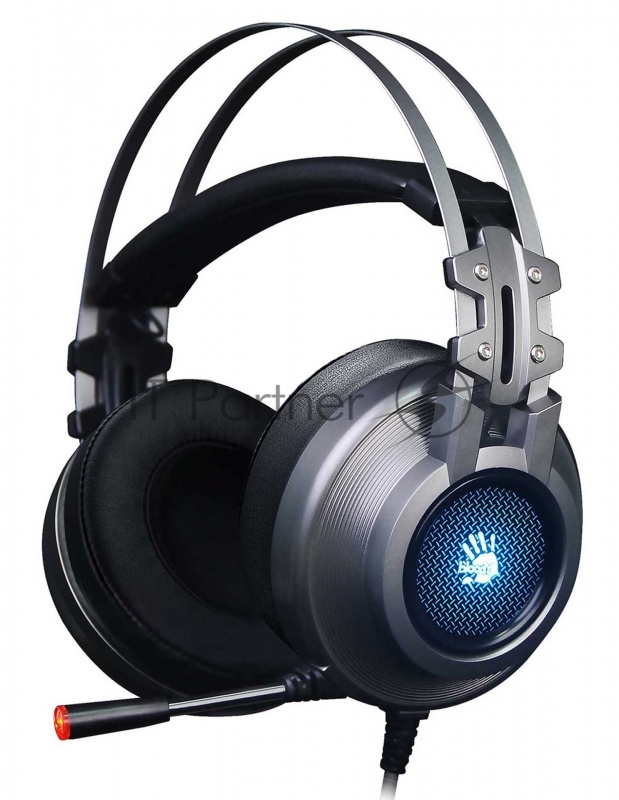 Наушники с микрофоном A4 Bloody G525 серый 2м мониторные оголовье (G525 GREY)