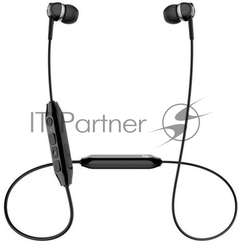 Наушники беспроводные Sennheiser Наушники беспроводные Sennheiser/ Bluetooth 5.0 внутриканальные 17-20000Гц 112дБ микрофон, до 10 часов работы, чехол, сменные амбюшуры, черные 508382