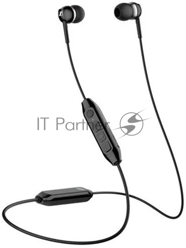 Наушники беспроводные Sennheiser Наушники беспроводные Sennheiser/ Bluetooth 5.0 внутриканальные 17-20000Гц 112дБ микрофон, до 10 часов работы, чехол, сменные амбюшуры, черные 508382