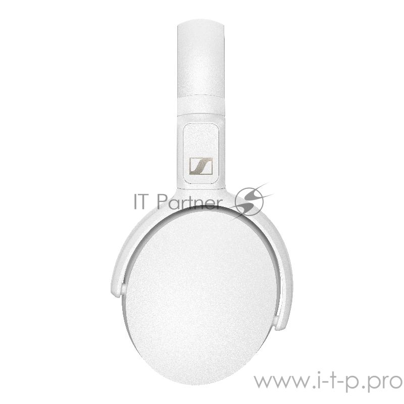 Наушники беспроводные Sennheiser Наушники беспроводные Sennheiser/ Bluetooth 5.0, накладные складные закрытые 18-22000Гц, 108дБ, микрофон, до 30 часов работы, аудиокедеки: SBC, AAC, AptX™, AptX™ Low Latency, белые, 508385