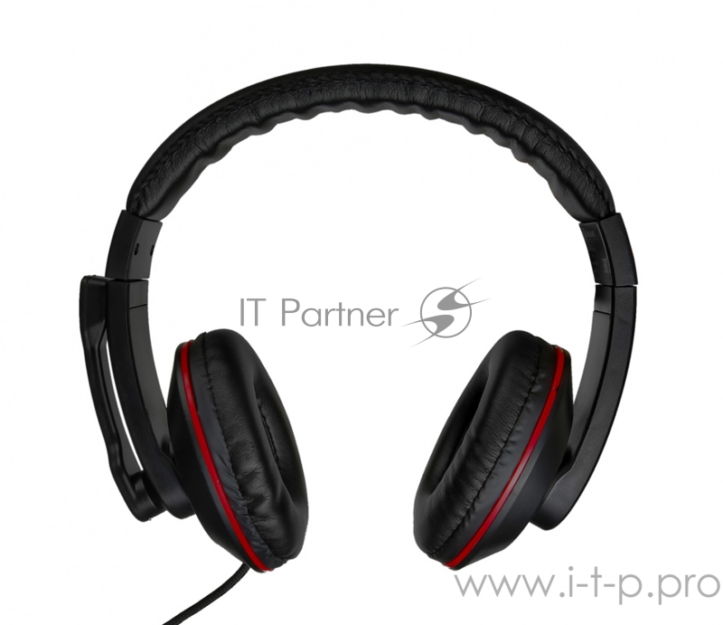 Гарнитура Oklick HS-L390G DRAGON black/red 1.8m (JD-728S)