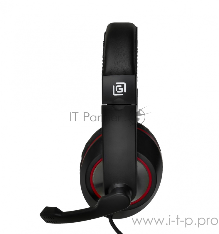 Гарнитура Oklick HS-L390G DRAGON black/red 1.8m (JD-728S)