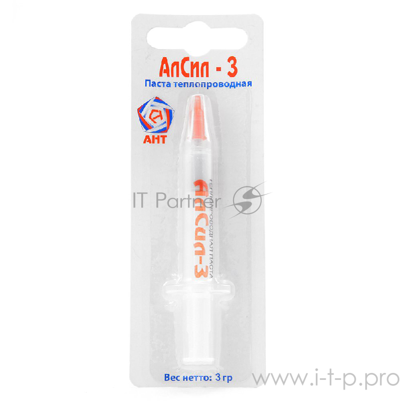 Термопаста Термопаста АлСил-3, 3 гр, шприц (TERMO3)