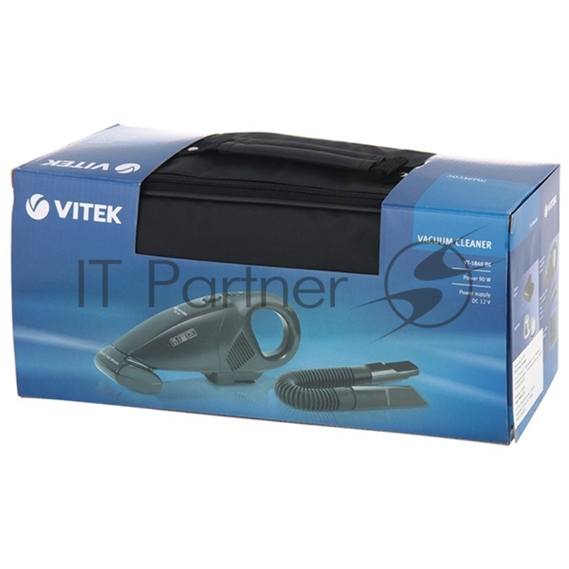 Пылесос Автомобильный Vitek VT-1840 BK черный 90Вт