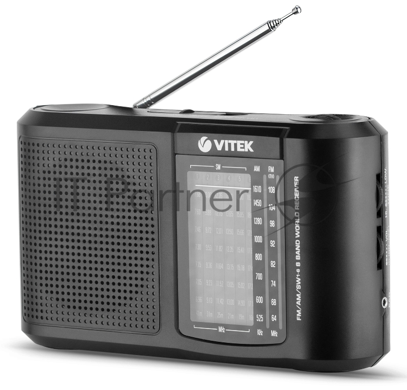 Радиоприемник Vitek VT-3590 BK черный ()