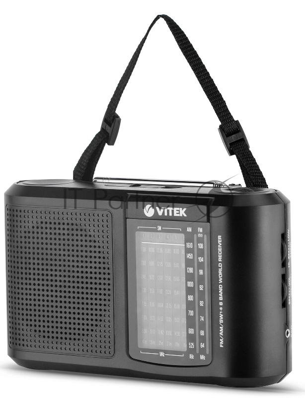 Радиоприемник Vitek VT-3590 BK черный ()