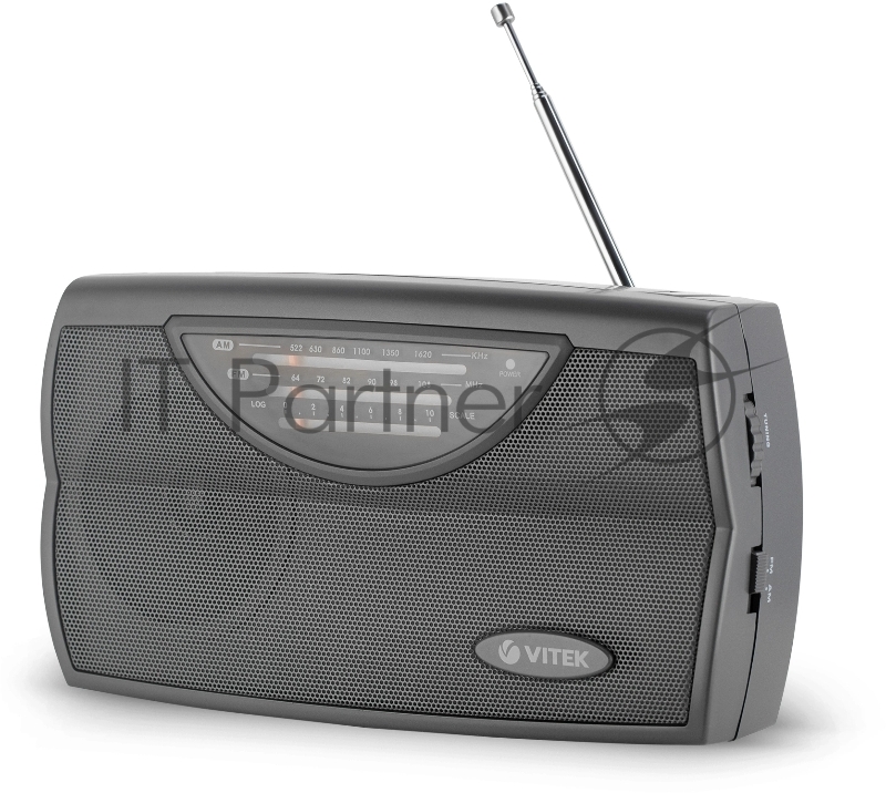 Радиоприемник VITEK VT-3591(GY) LED индикатор Телескопическая антенна Тип батареек UM-1