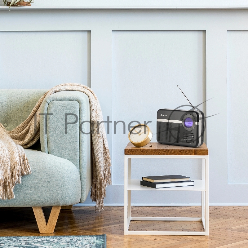 Радиоприемник VITEK VT-3592(BK) Тип батареек UM-2/С.Выходная мощность 1 вт.