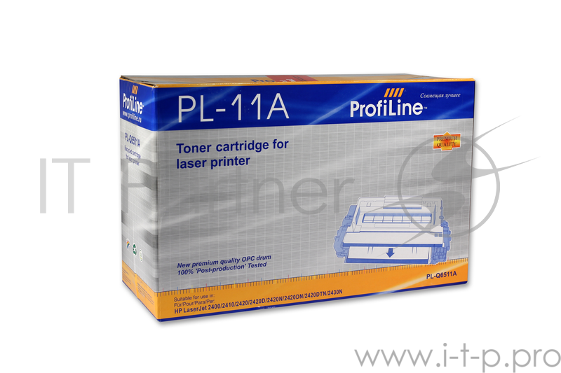 Картридж PL-Q6511A/710 для принтеров HP LJ 2400/2410/2420/2420d/2420n/242 Canon Laser Shot LBP 3460 6000 копий ProfiLine