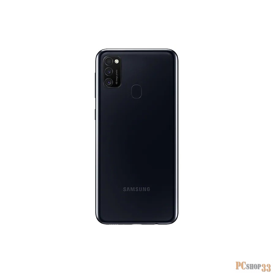 Смартфон Samsung SM-M215F Galaxy M21 64Gb 4Gb черный моноблок 3G 4G 2Sim 6.4 1080x2340 Android 10 48Mpix 802.11 a/b/g/n/ac NFC GPS GSM900/1800 GSM19