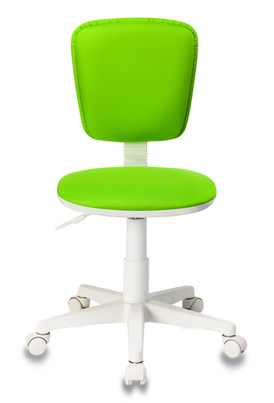 Кресло детское Бюрократ CH-W204NX/15-118 салатовый 15-118 (пластик белый)