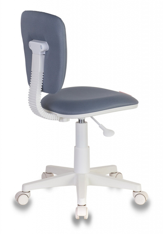 Кресло детское Бюрократ CH-W204NX/15-48 серый 15-48 (пластик белый)