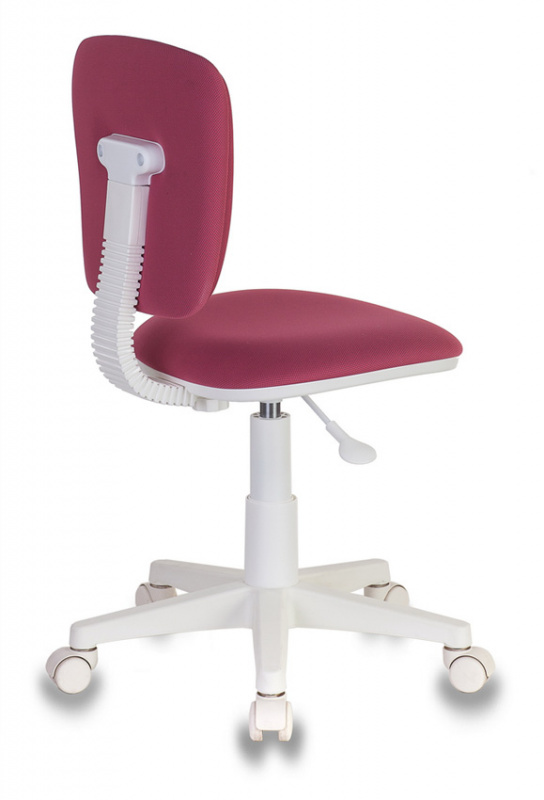 Кресло детское Бюрократ CH-W204NX/26-31 розовый 26-31 (пластик белый)