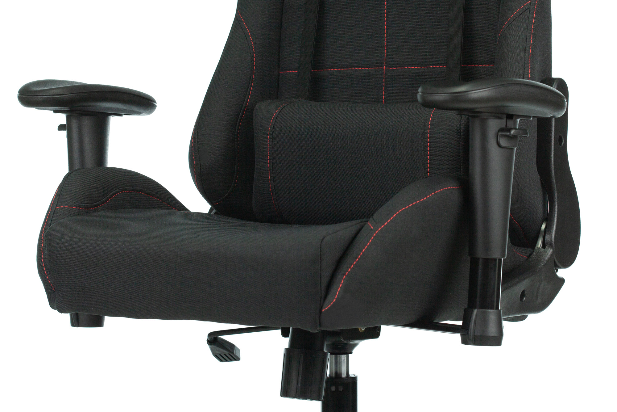 Кресло игровое Бюрократ 771N/BLACK-BL две подушки черный крестовина металл