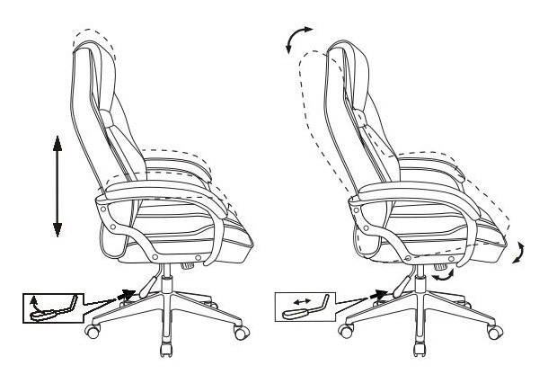 Кресло игровое Бюрократ VIKING ZOMBIE A3 YEL черный/желтый искусственная кожа