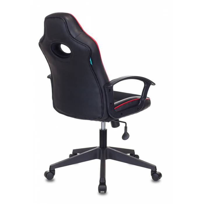 Кресло игровое Бюрократ VIKING-11/BL-RED черный/красный искусст.кожа/ткань