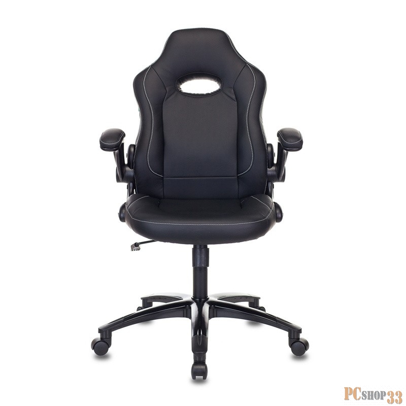 Кресло игровое Бюрократ VIKING-1N/BLACK черный искусственная кожа