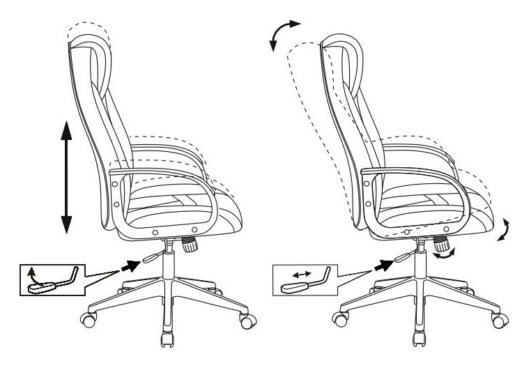 Кресло игровое Бюрократ VIKING-8N/BL-YELL черный/желтый искусственная кожа