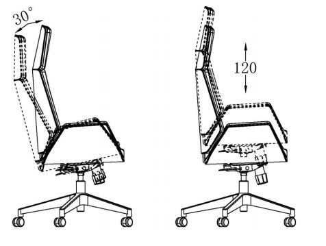 Кресло руководителя Бюрократ _OPTIMUM/WH/BLACK черный искусственная кожа крестовина алюминий (пластик белый)