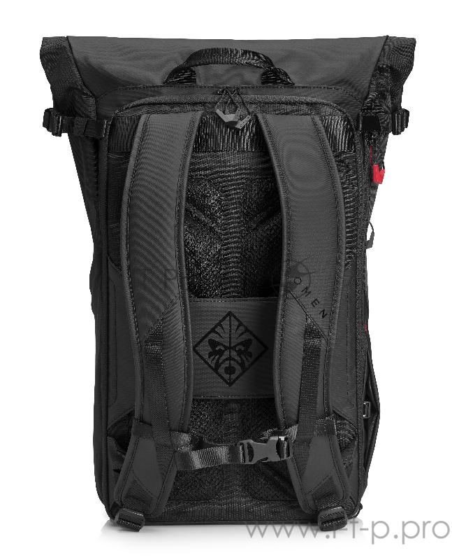 Сумка для ноутбука 15 HP OMEN TCT 15 Rolltop черный (7MT83AA)