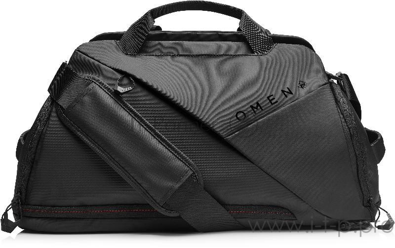 Сумка для ноутбука 17 HP OMEN Transceptor Duffel Bag черный синтетика (7MT82AA)
