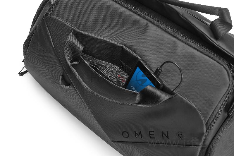 Сумка для ноутбука 17 HP OMEN Transceptor Duffel Bag черный синтетика (7MT82AA)