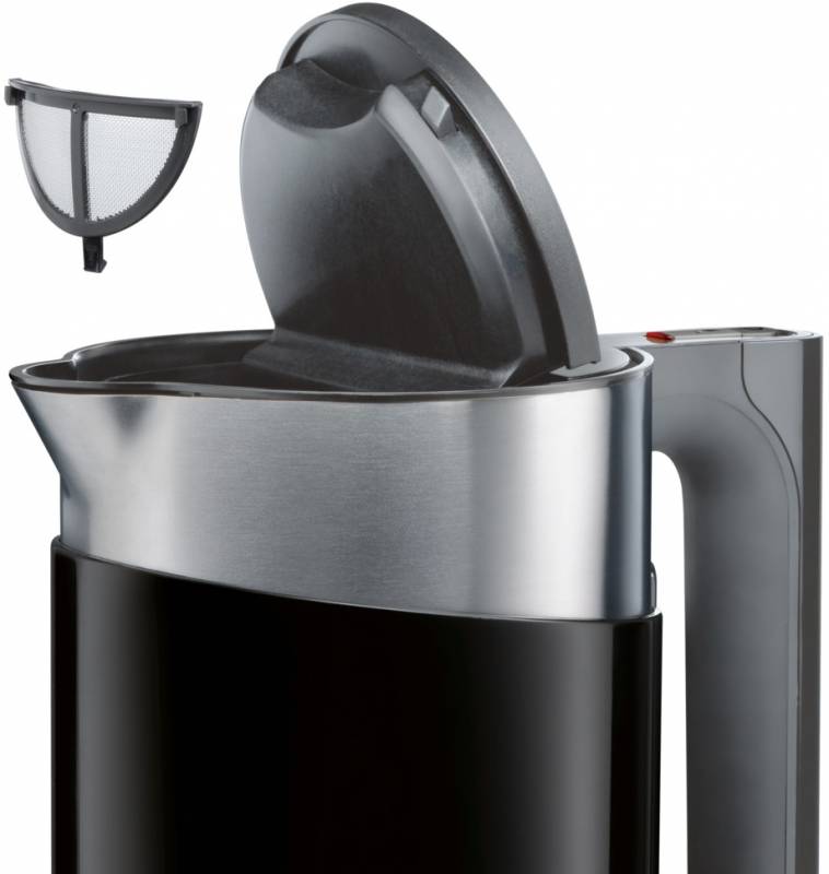 Чайник электрический BOSCH TWK861P3RU 1.5л. 2400Вт черный (корпус: пластик)