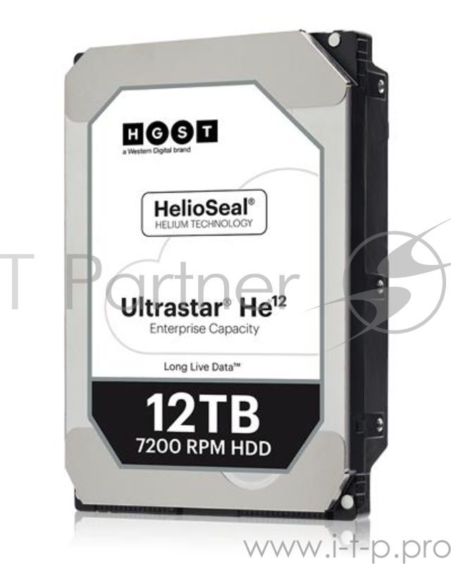Жесткий диск WD Original SAS 3.0 12Tb 0F29532 HUH721212AL5204 Ultrastar DC HC520 (7200rpm) 256Mb 3.5