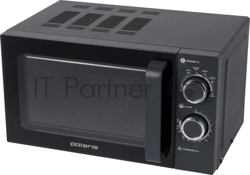Микроволновая печь Polaris PMO 2001 RUS, соло, 20 л, Графитовый