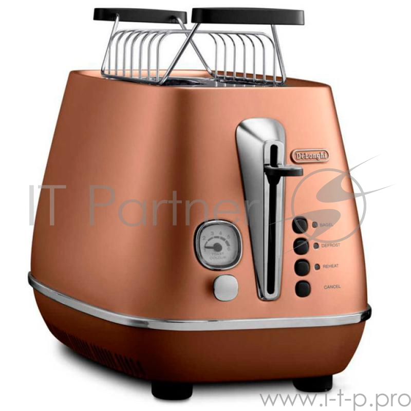 Тостер Delonghi CTI2103.CP 1800Вт медь