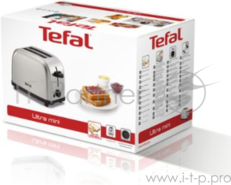 Тостер Tefal TT330D30 700Вт серебристый/черный