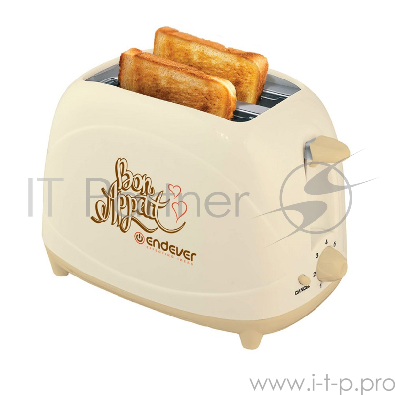 Тостер Endever Skyline ST-106, бежевый