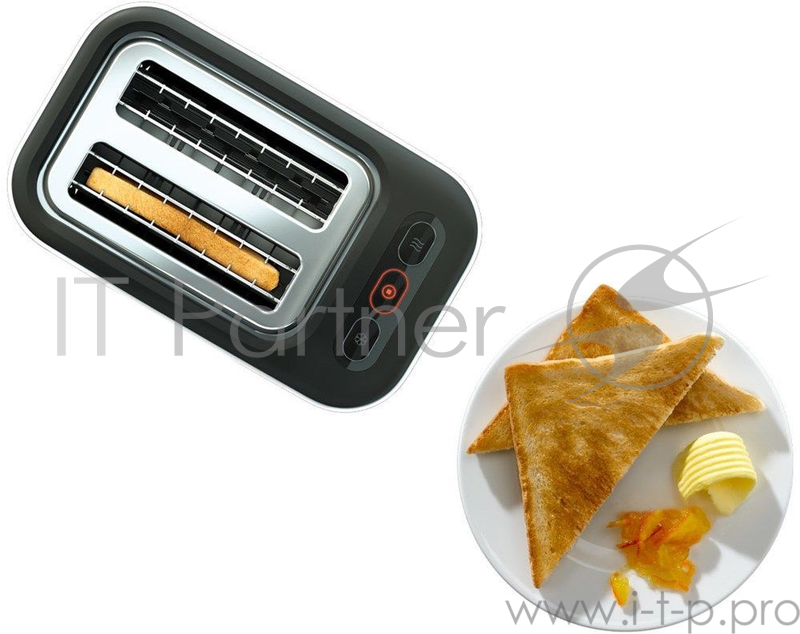 Тостер Braun HT3000 1000Вт белый/черный