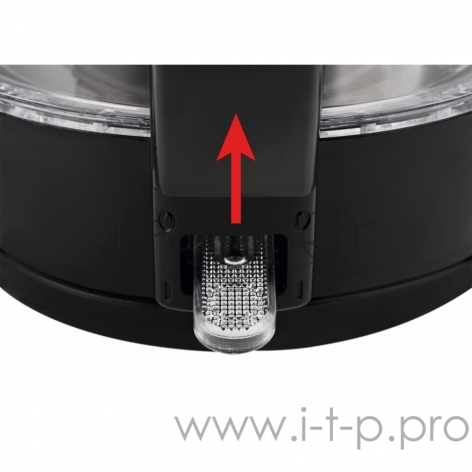 Чайник TEFAL Черный со стеклом, 2200Вт, закрытая спираль, 1.7 л