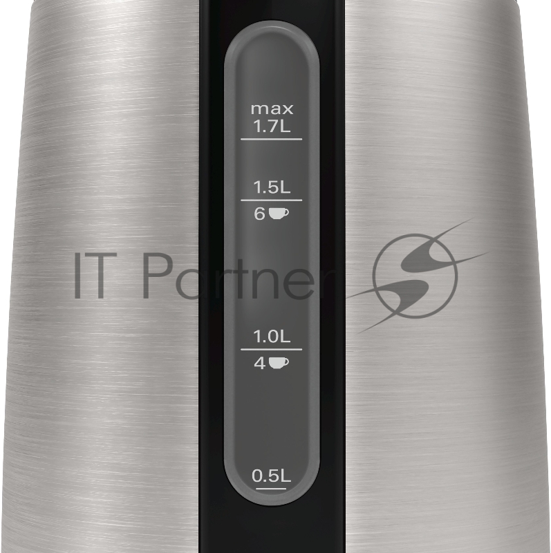 Чайник электрический Bosch TWK3P420 1.7л. 2400Вт черный (корпус: нержавеющая сталь)