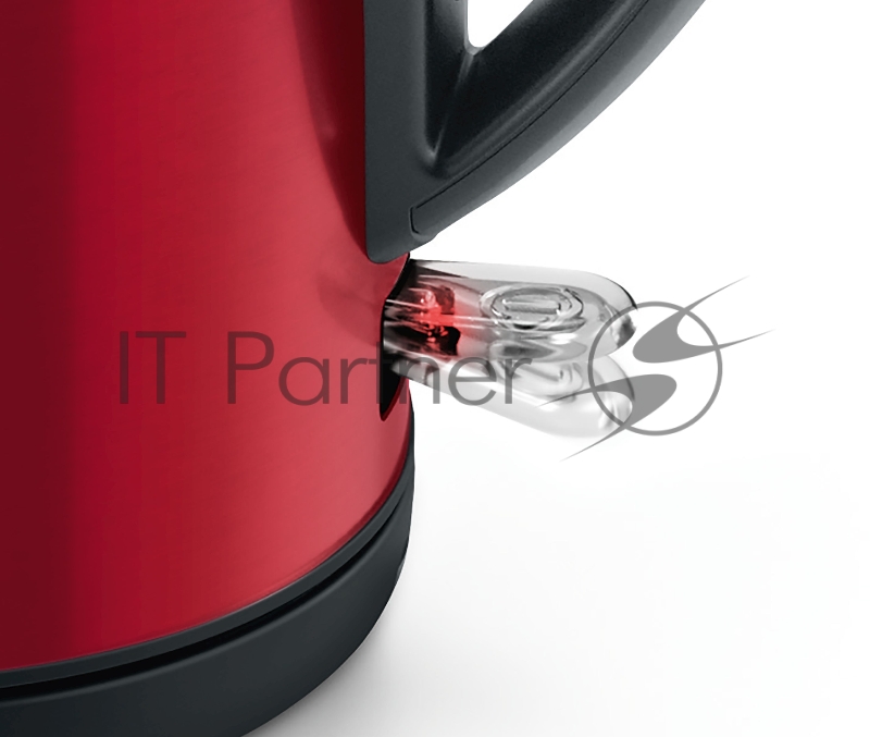 Чайник электрический Bosch TWK3P424 1.7л. 2400Вт красный (корпус: нержавеющая сталь)