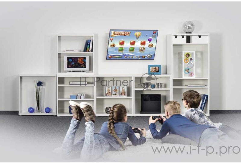 Кронштейн для телевизора Hama H-118069 черный 32-65 макс.35кг настенный фиксированный