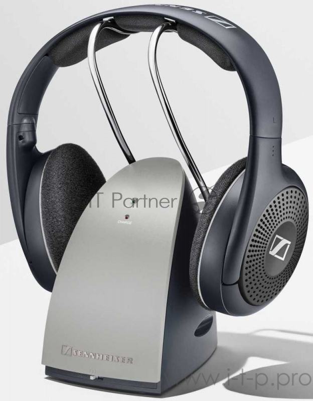 Наушники Sennheiser 508681/ беспроводные РЧ до 100м 3 канала накладные открытые 22-19500Гц 3.5мм адаптер на 6.3мм 106дБ аккумуляторы в комплекте