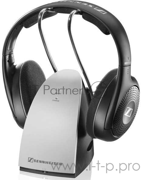Наушники Sennheiser 508681/ беспроводные РЧ до 100м 3 канала накладные открытые 22-19500Гц 3.5мм адаптер на 6.3мм 106дБ аккумуляторы в комплекте