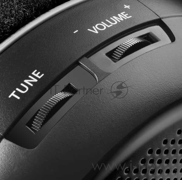 Наушники Sennheiser 508681/ беспроводные РЧ до 100м 3 канала накладные открытые 22-19500Гц 3.5мм адаптер на 6.3мм 106дБ аккумуляторы в комплекте