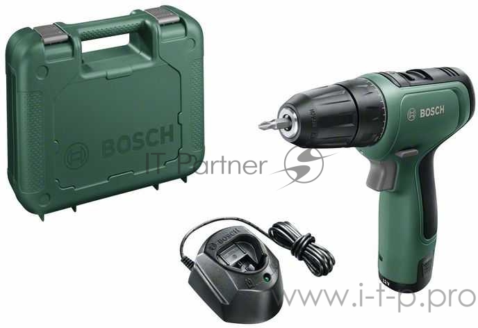 Дрель-шуруповерт Bosch EasyDrill 1200 аккум. патрон:быстрозажимной (кейс в комплекте)