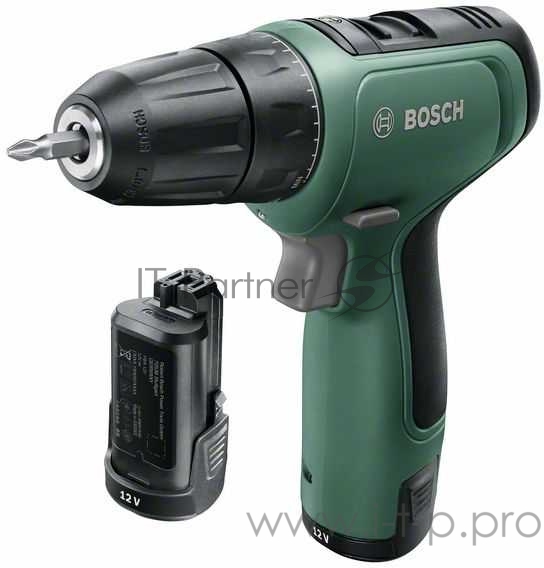 Дрель-шуруповерт Bosch EasyDrill 1200 аккум. патрон:быстрозажимной (кейс в комплекте)