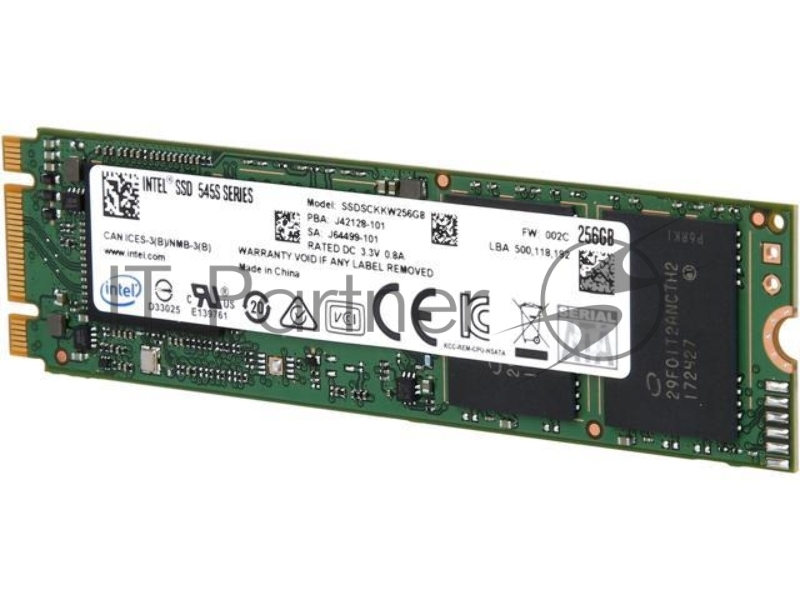 Накопитель SSD Intel Original SATA III 256Gb SSDSCKKW256G8X1 545s Series M.2