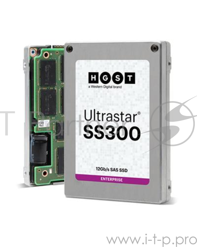 SSD Server WD/HGST ULTRASTAR SS300 (2.5in 15.0MM 800GB SAS MLC ME-10DW/D 3D CRYPTO-D) SKU: 0B34954