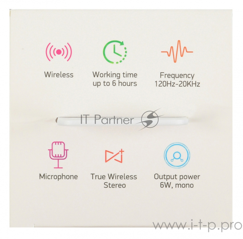 Колонка порт. Digma S-16 черный 6W 1.0 BT/USB 1800mAh