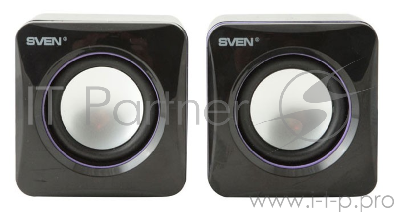 Колонки Sven 315 2.0 черный 5Вт
